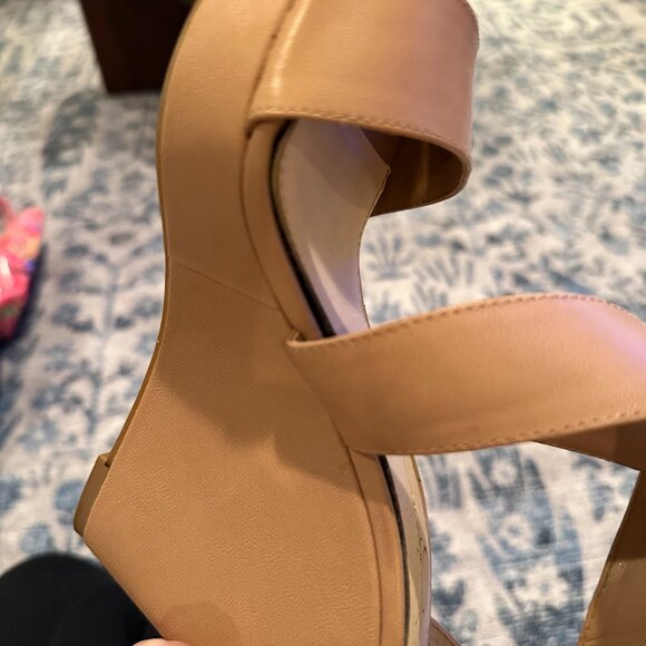 Jessica Simpson Nude Strappy Wedges - Picture 5 of 6